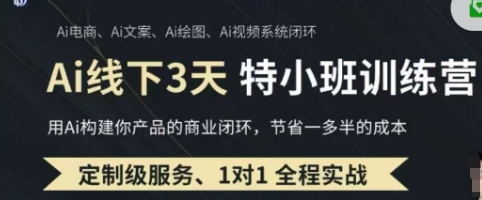 AI实操培训第20-21期线下，0基础保姆级教程，3月最新整理，企业获客、降本增效、打造超级个体-翻身资源站