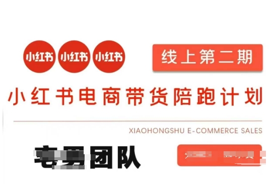 小红书电商带货课2期，月利润20个的小红书电商的有货源，无货源，虚拟产品，付费投流等整套玩法-翻身资源站